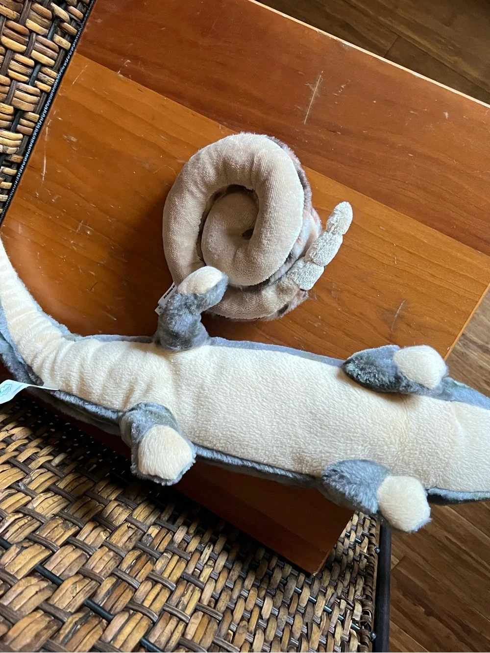 Plushies Alligator and Snake